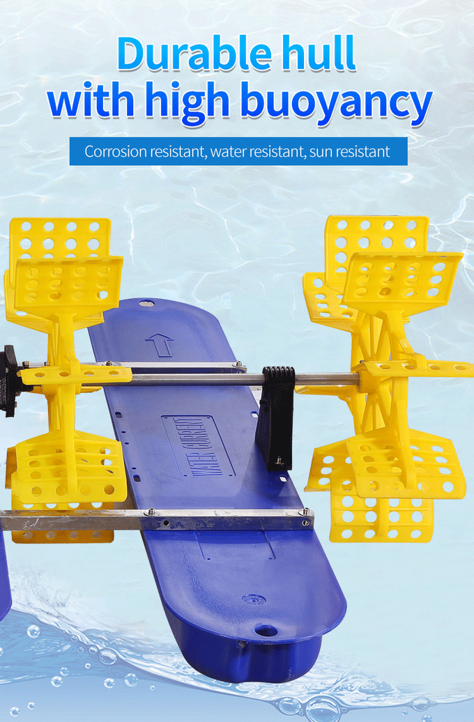 Aérateur actionné solaire de roue de palette d'étang au détail de crevette cultivant l'aérateur 2